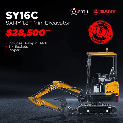 mini excavator package deals